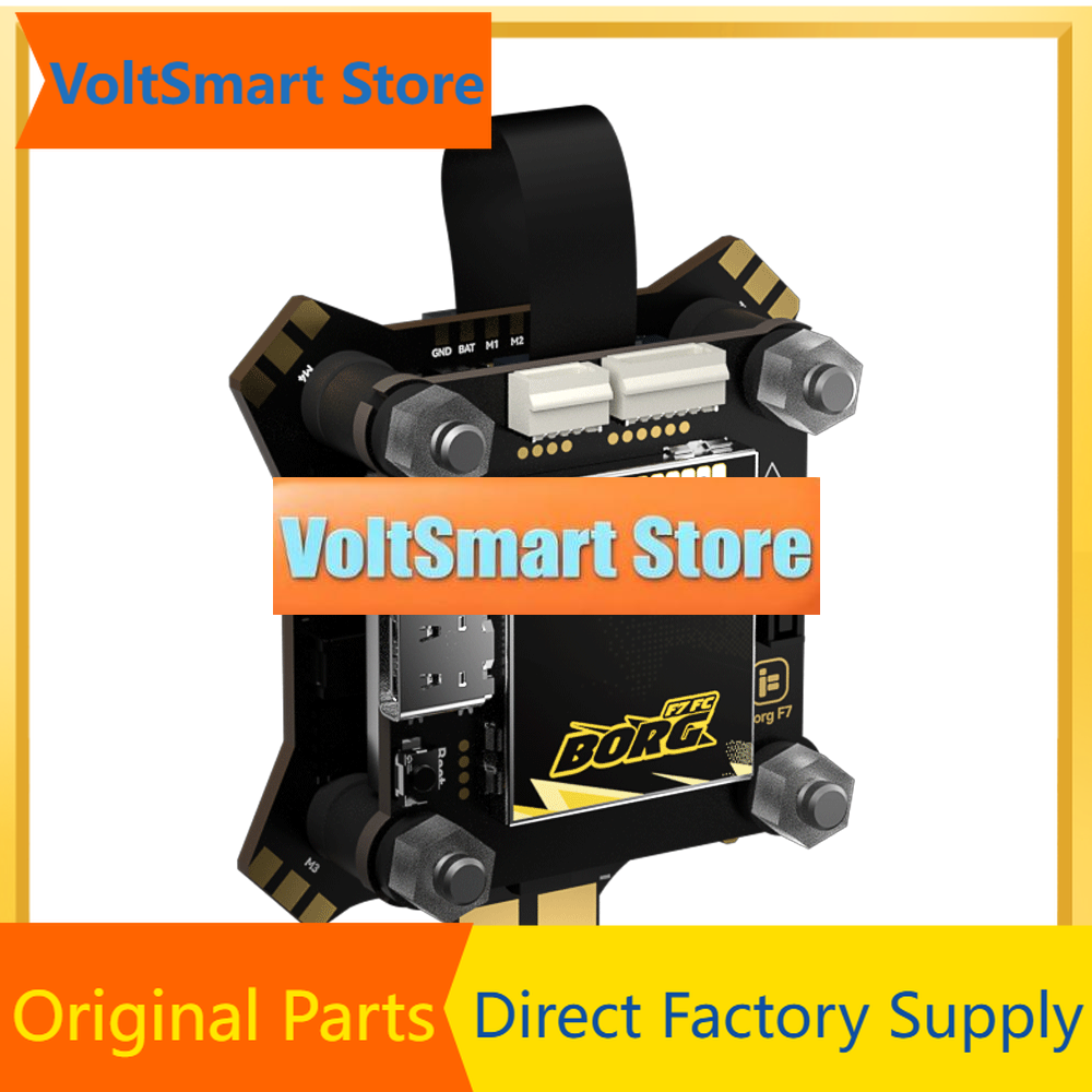 Fpv Flight Controller F7 Stack 60A - Полетный контроллер VoltSIFlight Borg F7 Stack