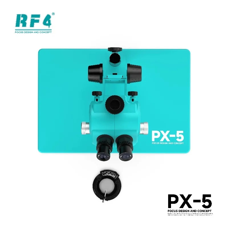 Stereo Trinocular Microscope Pcb - Троикулярный стереомикроскоп RF4 PX-5, непрерывный зум,
