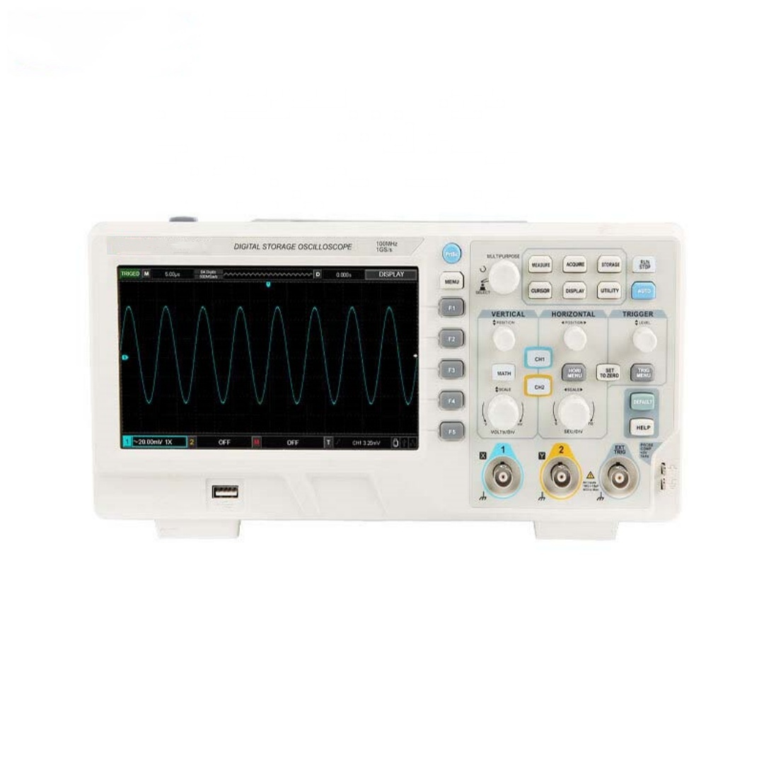 Digital Storage Oscilloscope 100Mhz - 100 МГц 2-канальный цифровой запоминающий осциллограф
