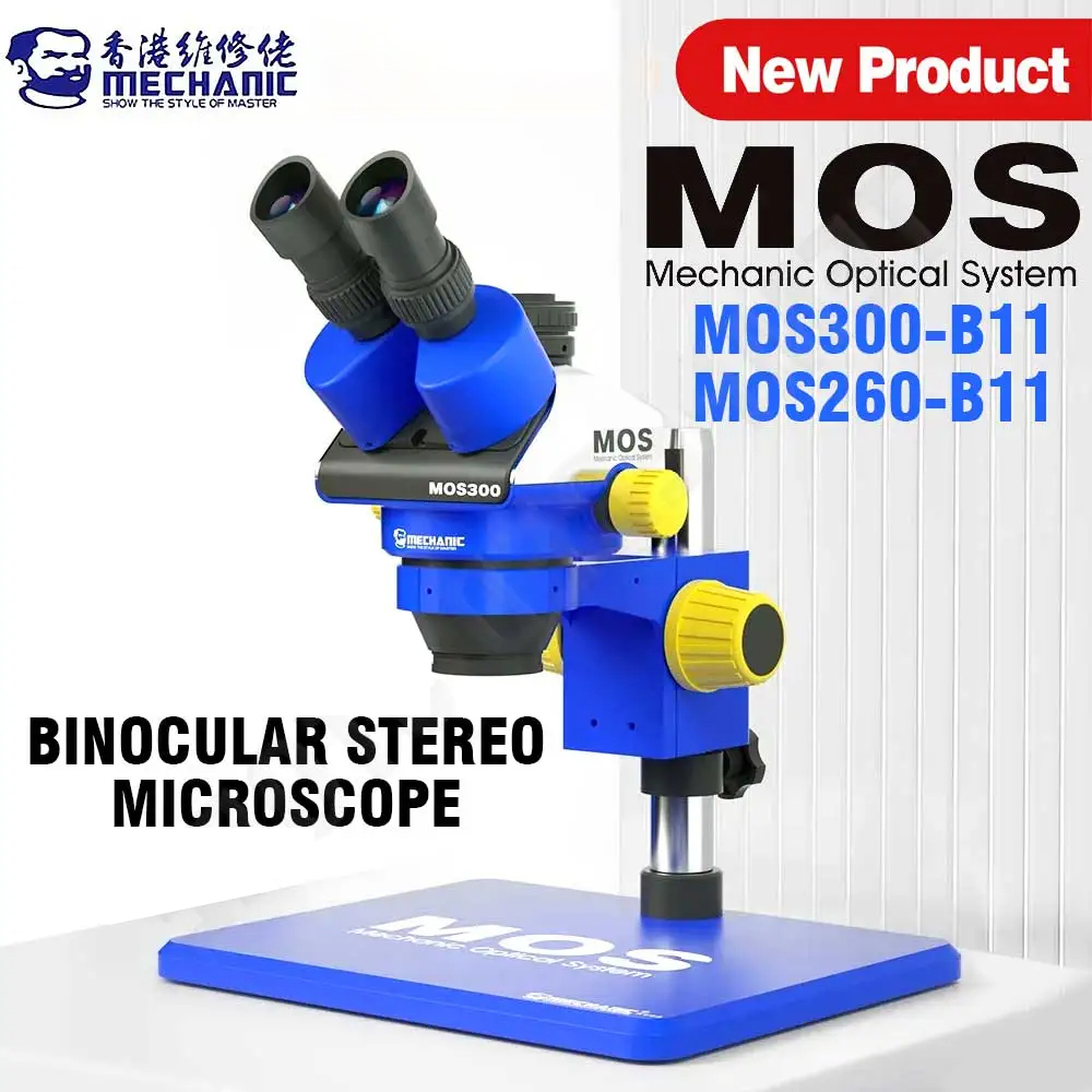 Stereo Trinocular Microscope Pcb - MECHANIC MOS260-B11/MOS300-B11HD бинокулярный/тронокулярный стереомикроскоп для мобильного