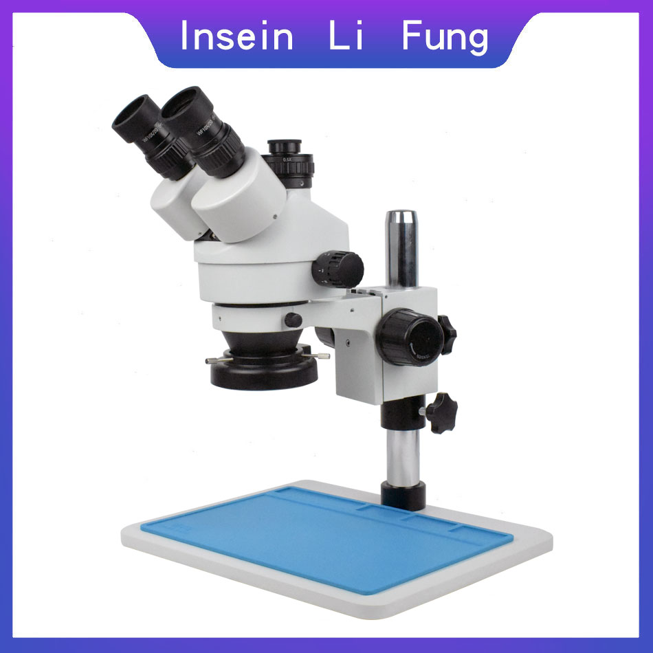 Stereo Trinocular Microscope Pcb - Промышленный стерео бинокулярный микроскоп 3.5X-90X, Тринокулярный,