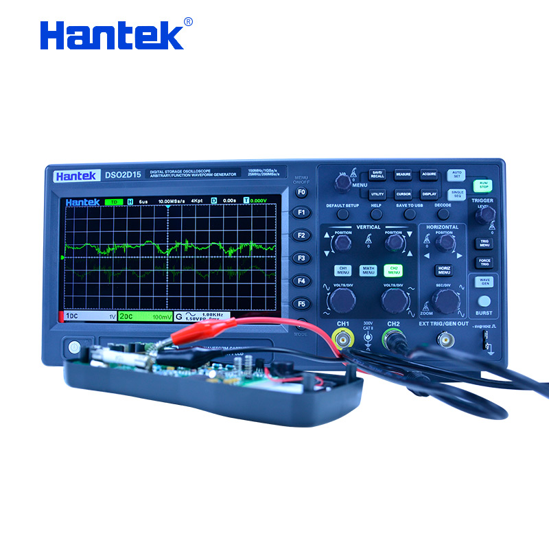 Digital Storage Oscilloscope 100Mhz - Цифровой портативный осциллограф Hantek DSO2C10 2C15