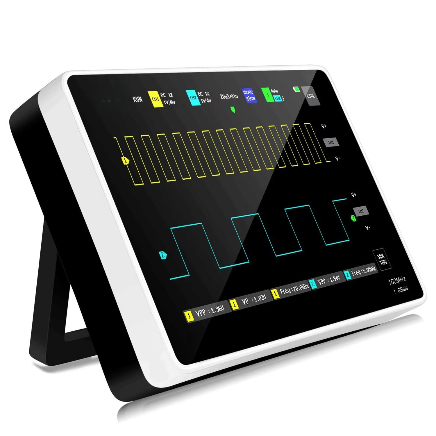 Digital Storage Oscilloscope 100Mhz - Портативный цифровой осциллограф с функцией хранения