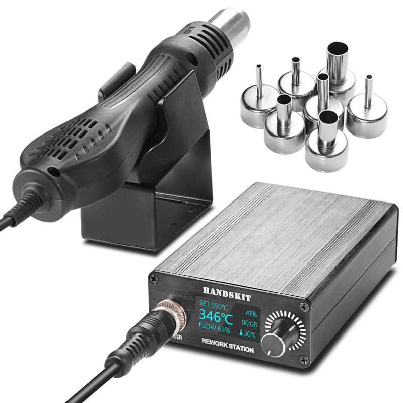 T12 тепловые пистолеты OLED ци – обзор и цена Hot Air Rework Station T12