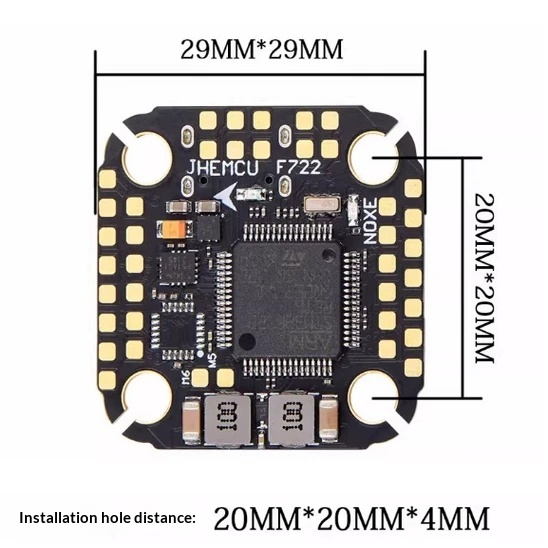 Полетный контроллер JHEMCU F72 – обзор и цена Fpv Flight Controller F7 Stack 60A