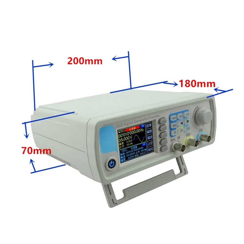 JDS6600 серии 15/30/40/50 МГц  – обзор и цена Function Arbitrary Waveform Generator
