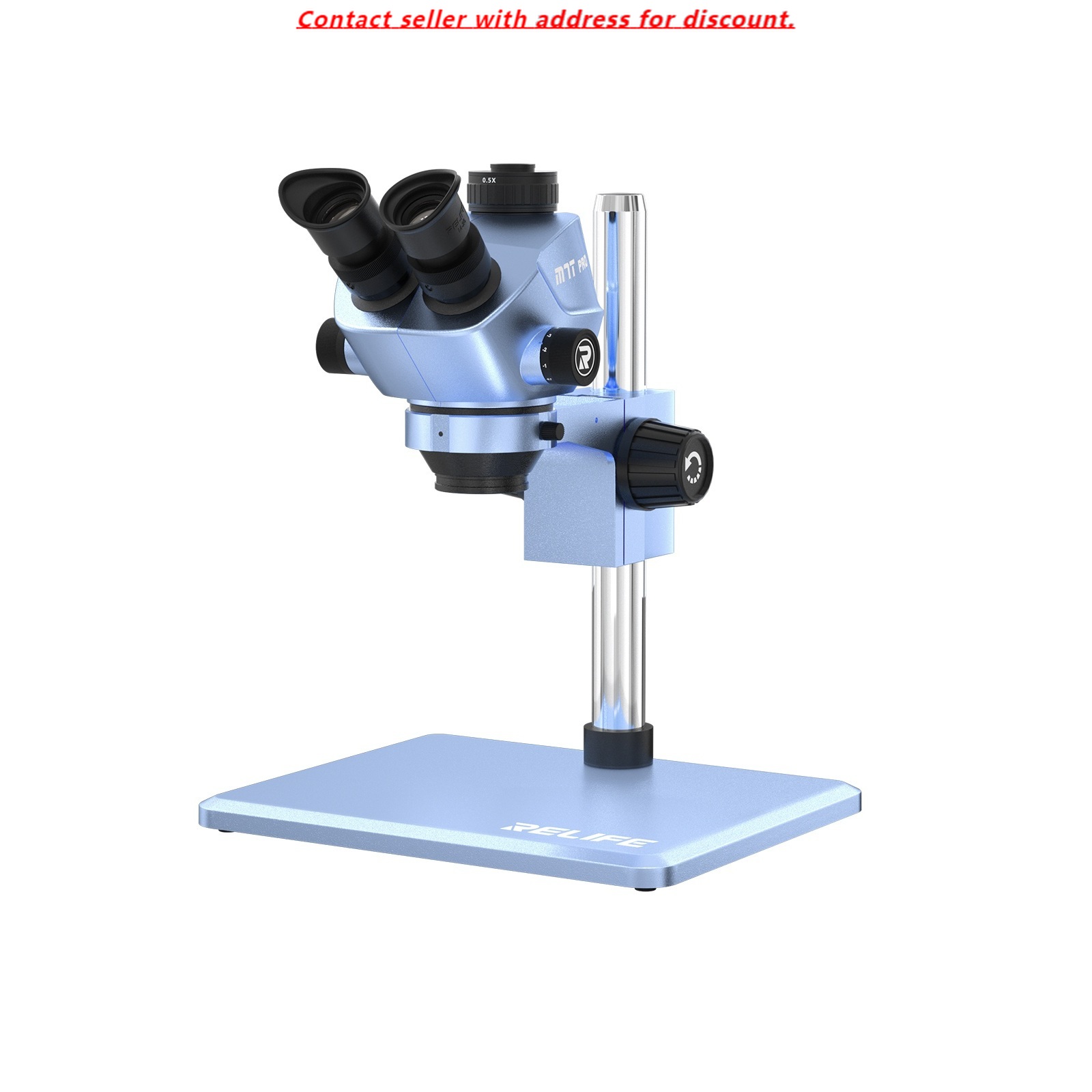 RELIFE RL-M7T Pro-B11 тринокул – обзор и цена Stereo Trinocular Microscope Pcb