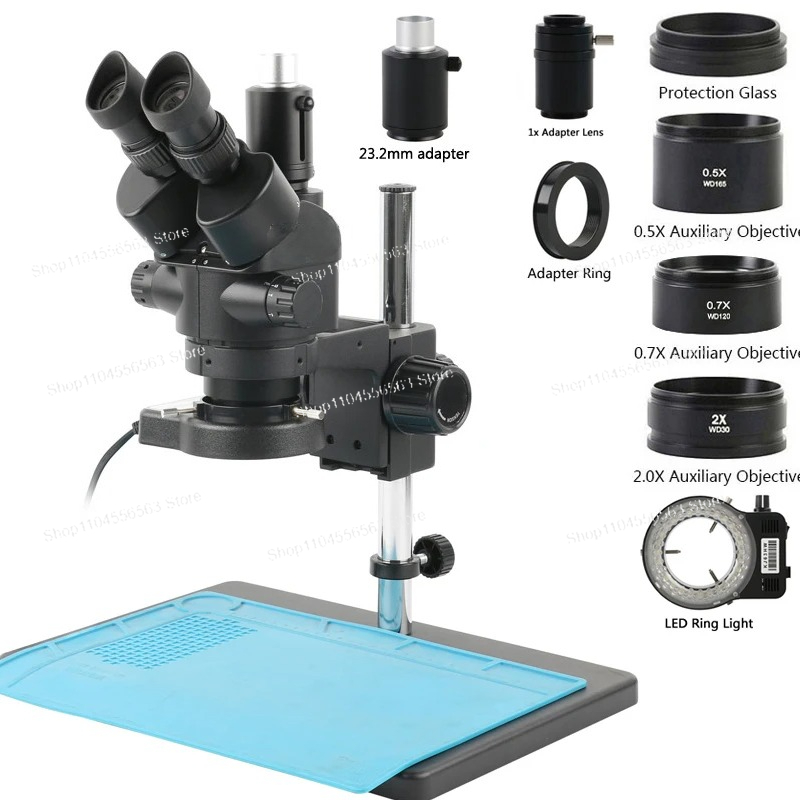 Промышленный лабораторный трин – обзор и цена Stereo Trinocular Microscope Pcb