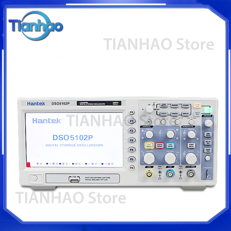 Цифровой осциллограф Hantek DS – обзор и цена Digital Storage Oscilloscope 100Mhz