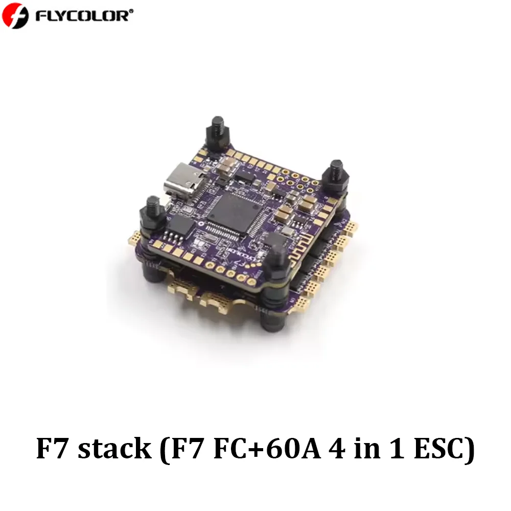 HobbyFly Flycolor X-TOWER 2 F7 – обзор и цена Fpv Flight Controller F7 Stack 60A