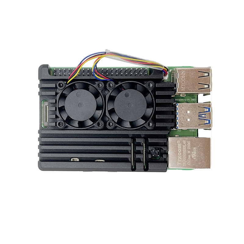 Корпус с двойным вентилятором  – обзор и цена Raspberry Pi 5 8Gb Kit