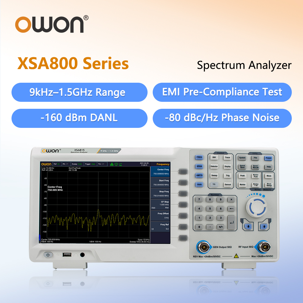 Анализатор спектра OWON с гене – обзор и цена Signal Generator Spectrum Analyzer