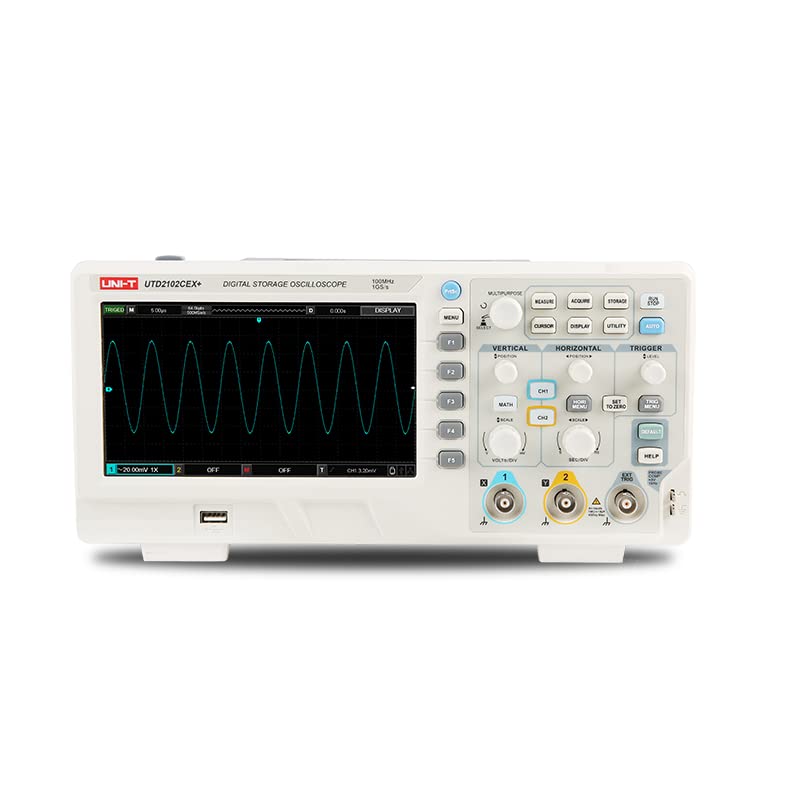 UTD2102CEX+ Высокоточный цифро – обзор и цена Digital Storage Oscilloscope 100Mhz