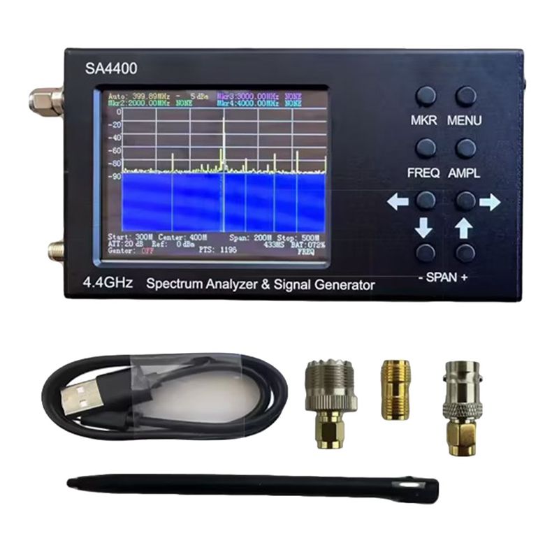 AT05-Новый 4.4ГГц SA4400 анали – обзор и цена Signal Generator Spectrum Analyzer